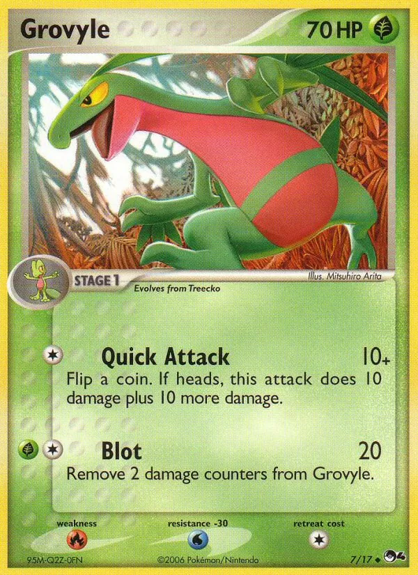 Grovyle #7 – POP Series 4 card