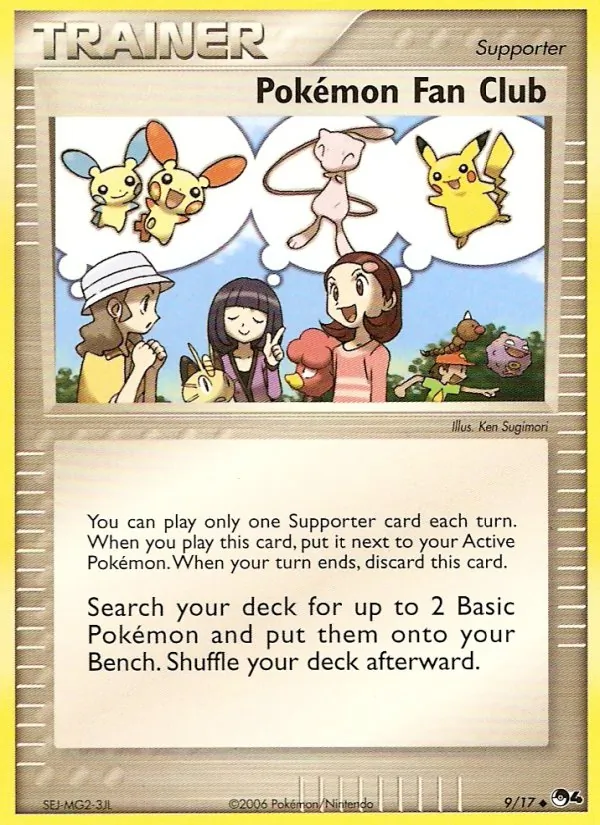 Pokémon Fan Club #9 – POP Series 4 card