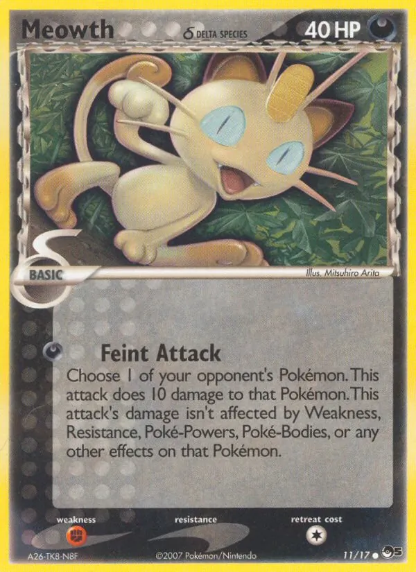 Meowth δ #11 – POP Series 5 card