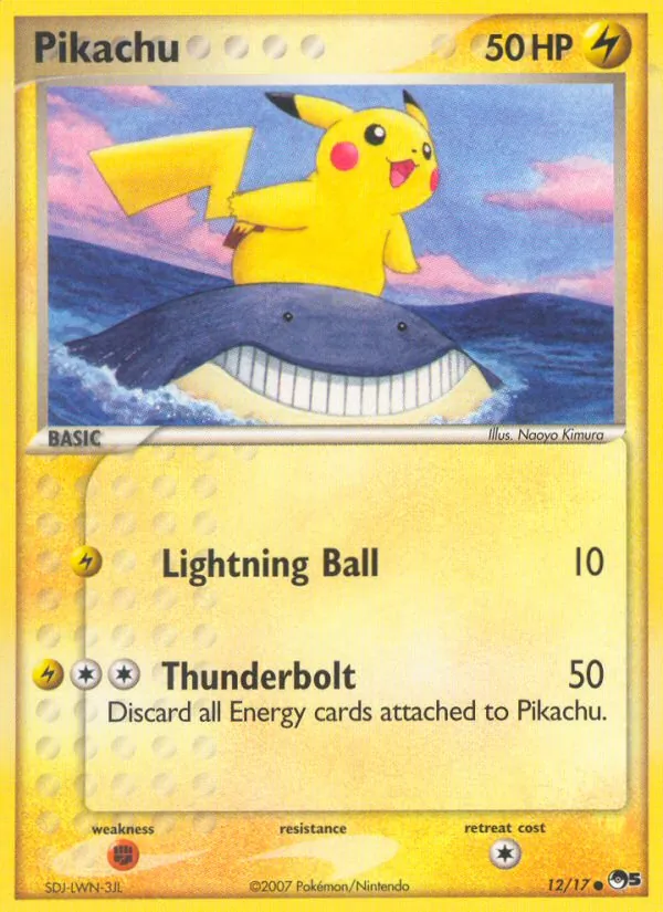 Pikachu #12 – POP Series 5 card