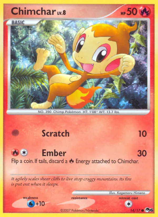 Chimchar #14 – POP Series 6 card