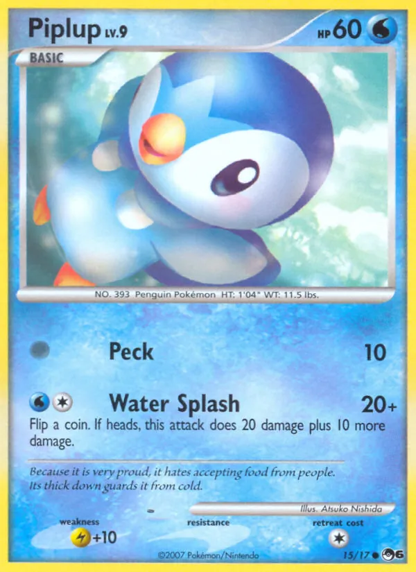 Piplup #15 – POP Series 6 card