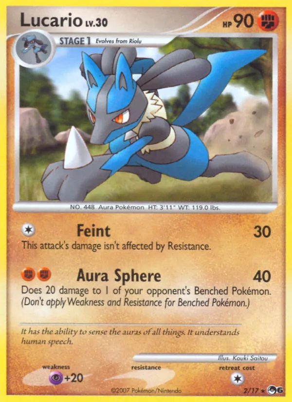 Lucario #2 – POP Series 6 card