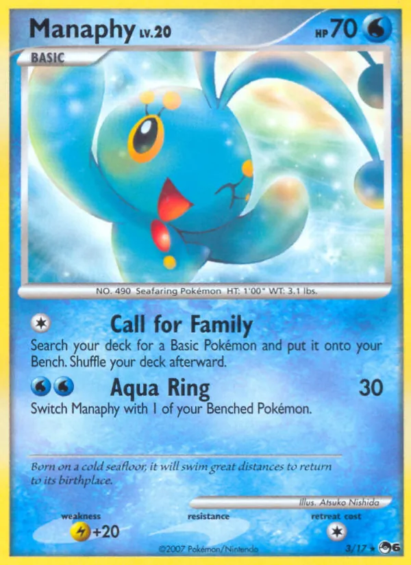 Manaphy #3 – POP Series 6 card