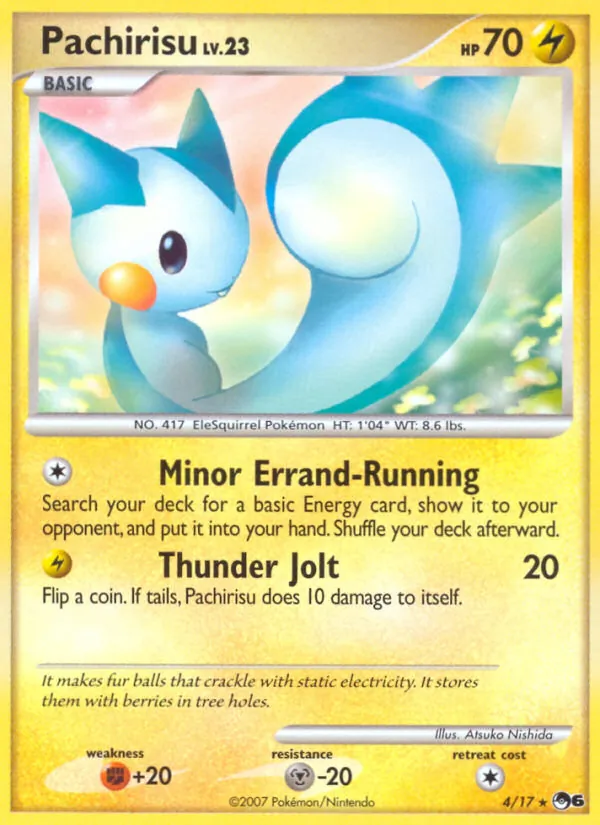 Pachirisu #4 – POP Series 6 card