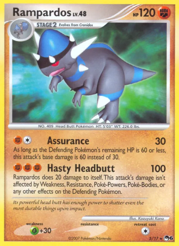 Rampardos #5 – POP Series 6 card