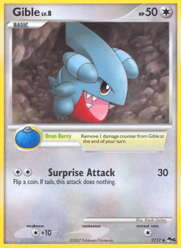Gible #7 – POP Series 6 card