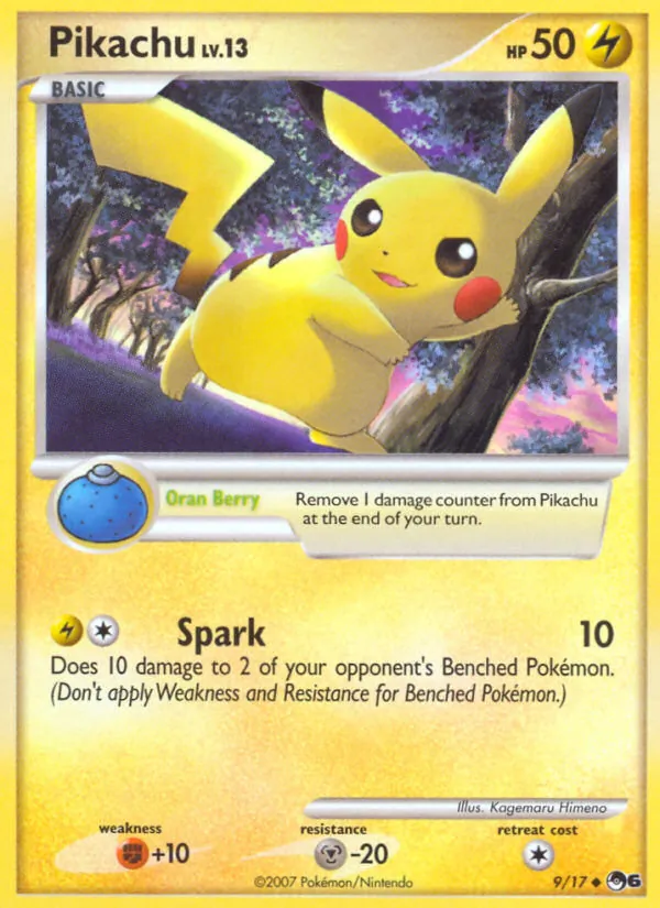 Pikachu #9 – POP Series 6 card