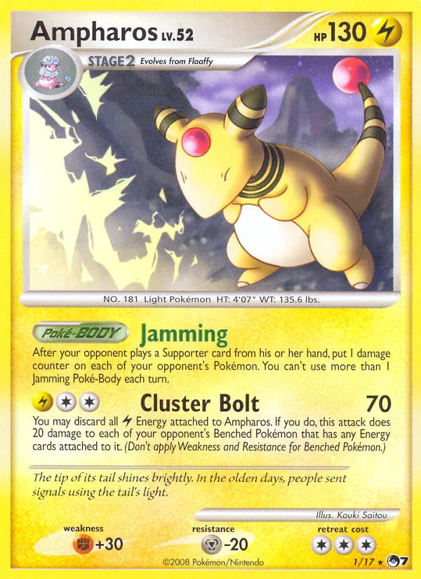 Ampharos #1 – POP Series 7 card