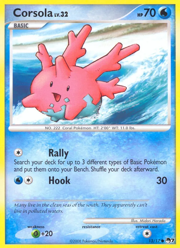 Corsola #13 – POP Series 7 card