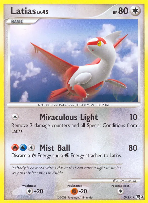 Latias #3 – POP Series 7 card