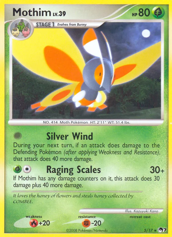 Mothim #5 – POP Series 7 card