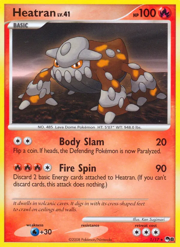 Heatran #1 – POP Series 8 card