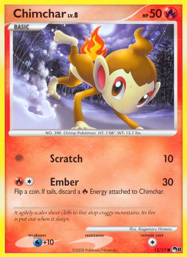 Chimchar #12 – POP Series 8 card
