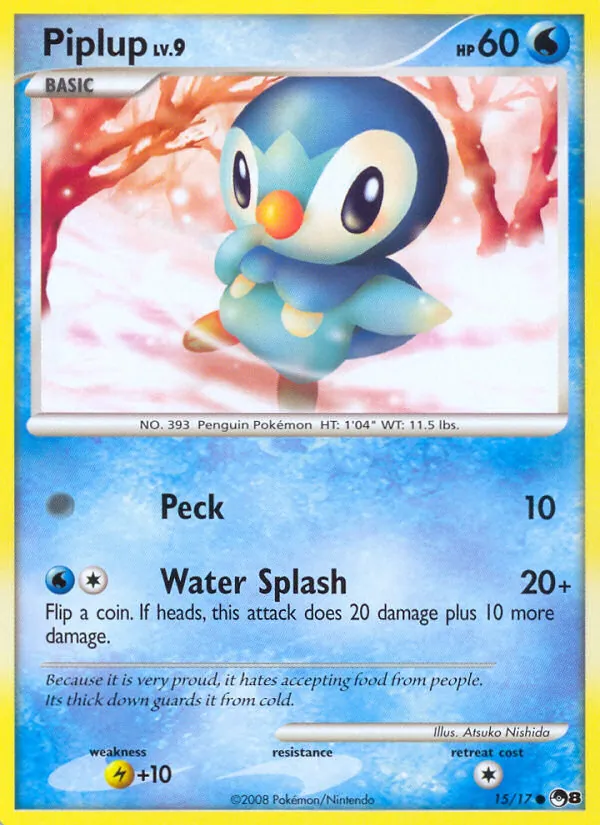 Piplup #15 – POP Series 8 card