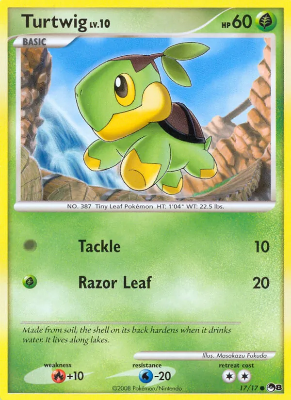 Turtwig #17 – POP Series 8 card