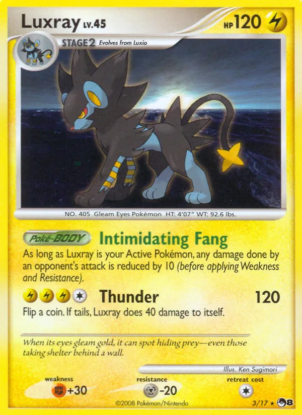 Luxray #3 – POP Series 8 card
