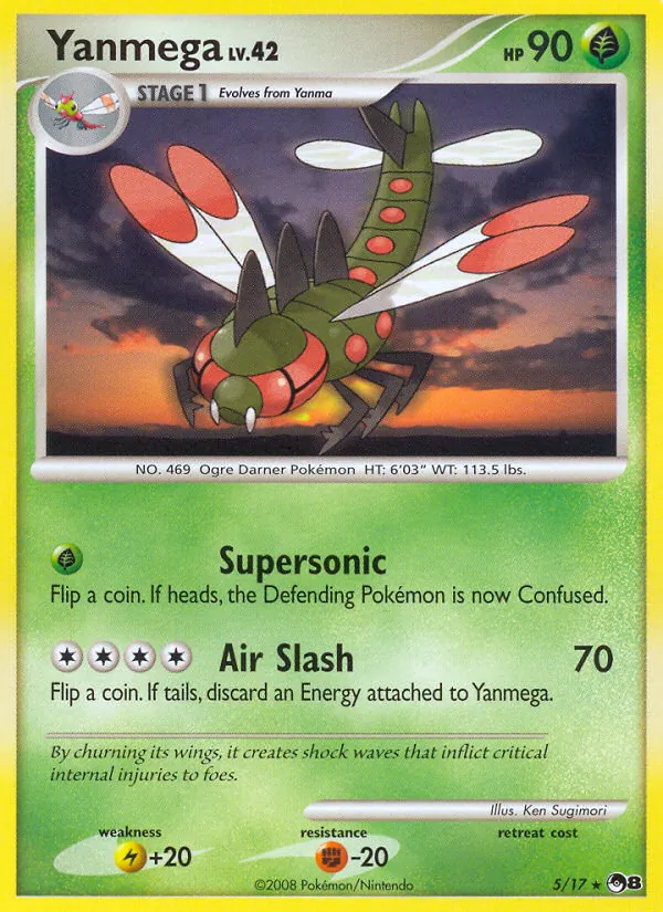 Yanmega #5 – POP Series 8 card