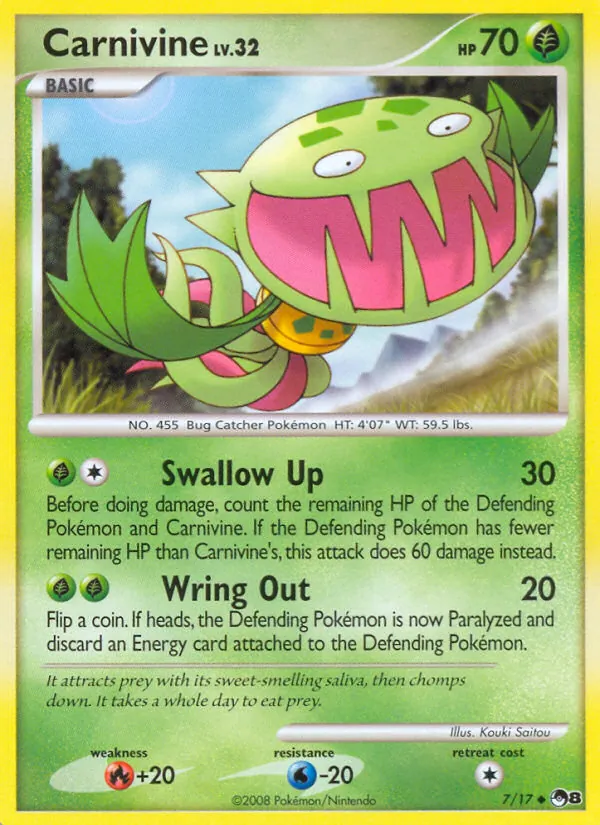 Carnivine #7 – POP Series 8 card