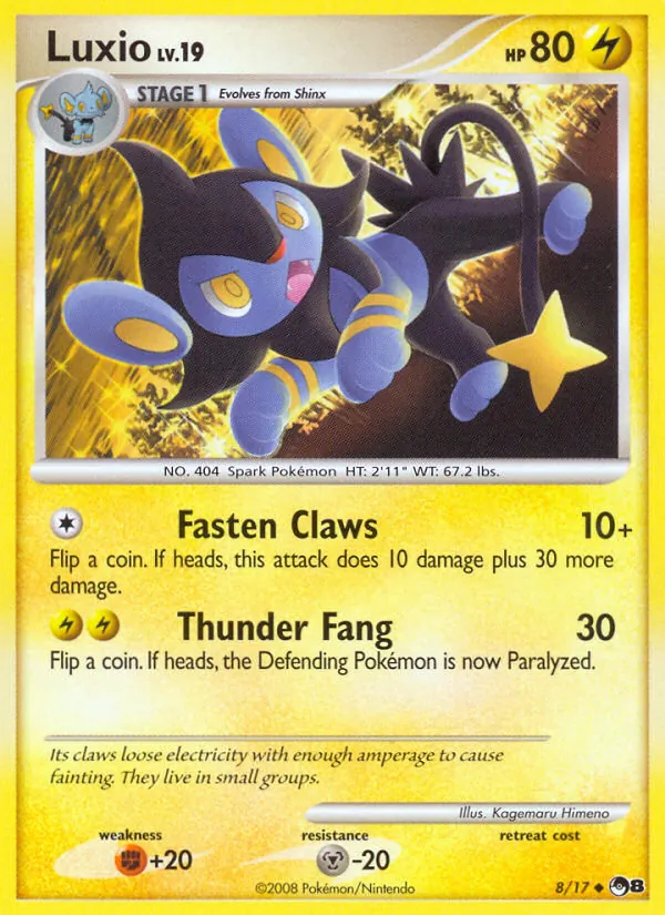 Luxio #8 – POP Series 8 card