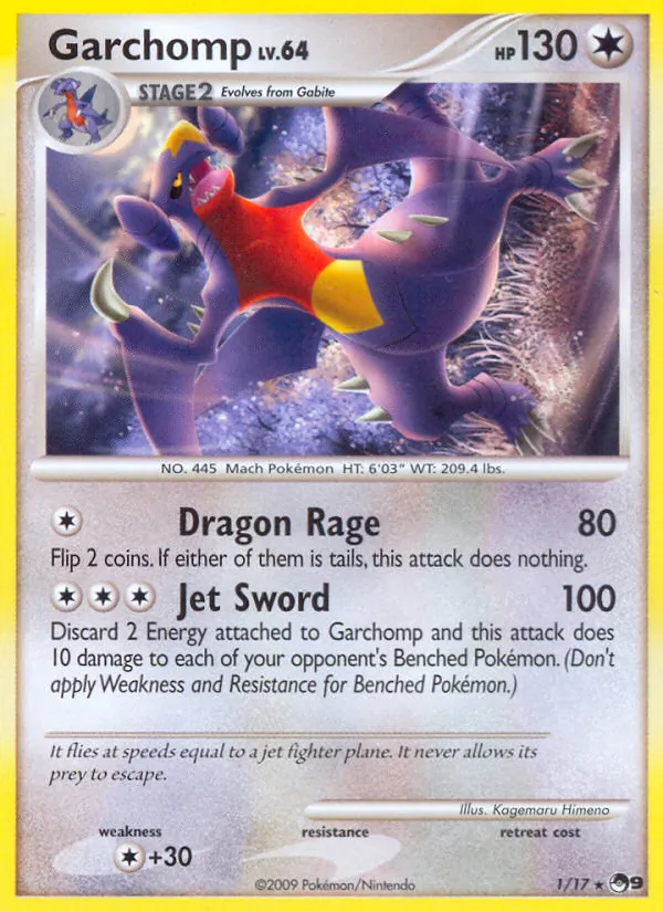 Garchomp #1 – POP Series 9 card