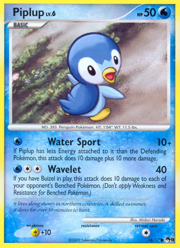Piplup #16 – POP Series 9 card