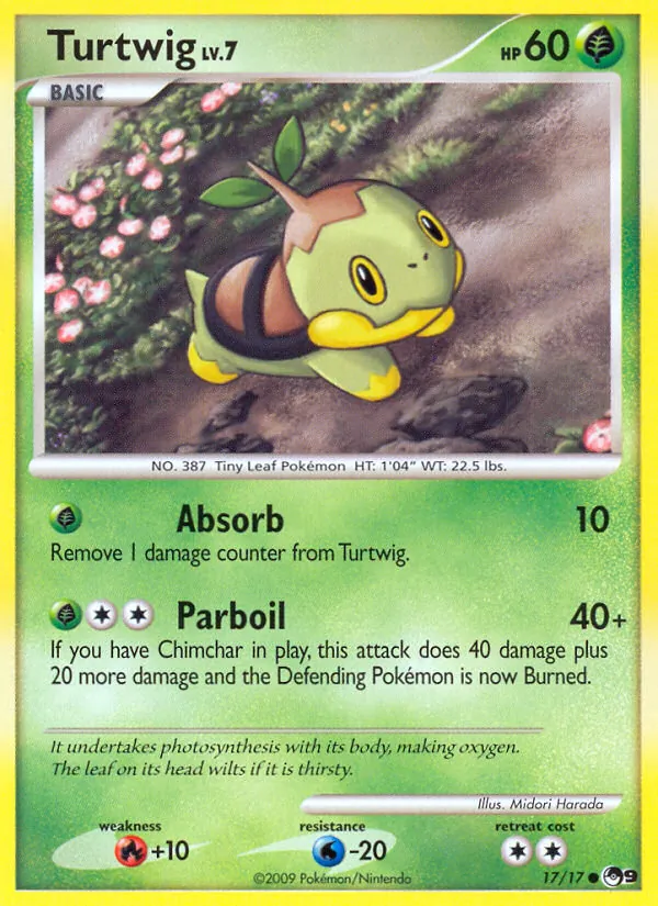 Turtwig #17 – POP Series 9 card