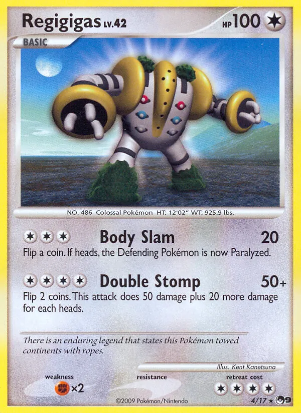 Regigigas #4 – POP Series 9 card