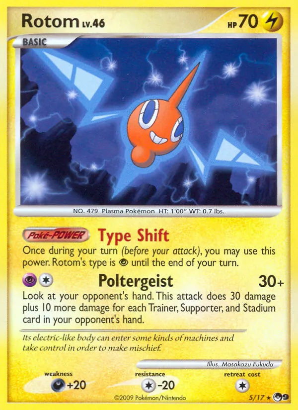 Rotom #5 – POP Series 9 card
