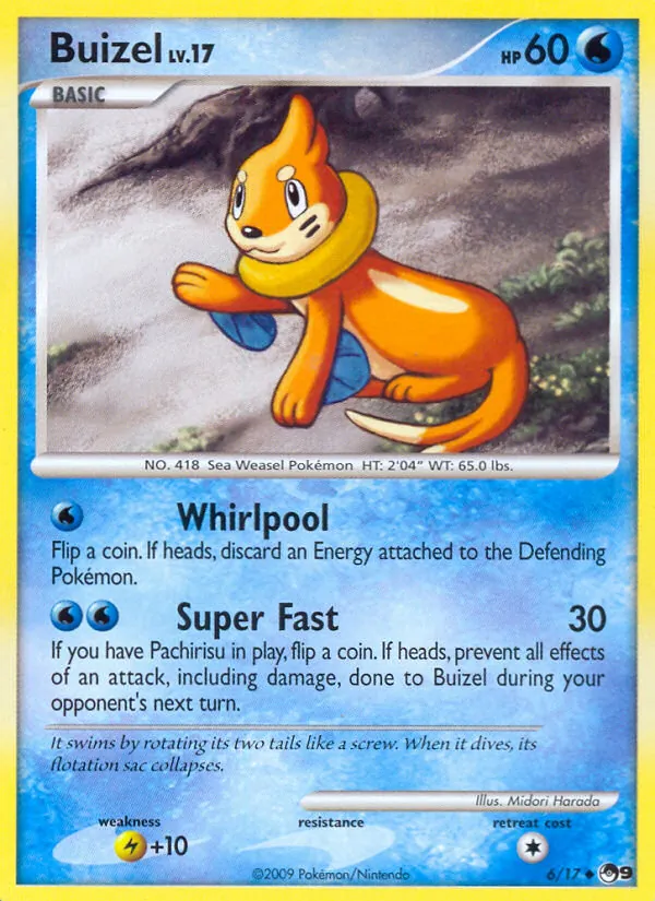 Buizel #6 – POP Series 9 card