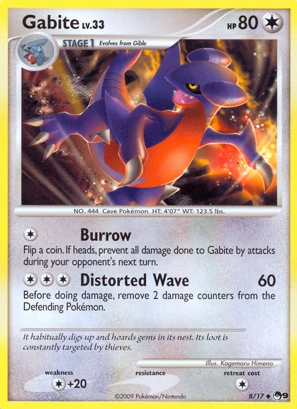 Gabite #8 – POP Series 9 card