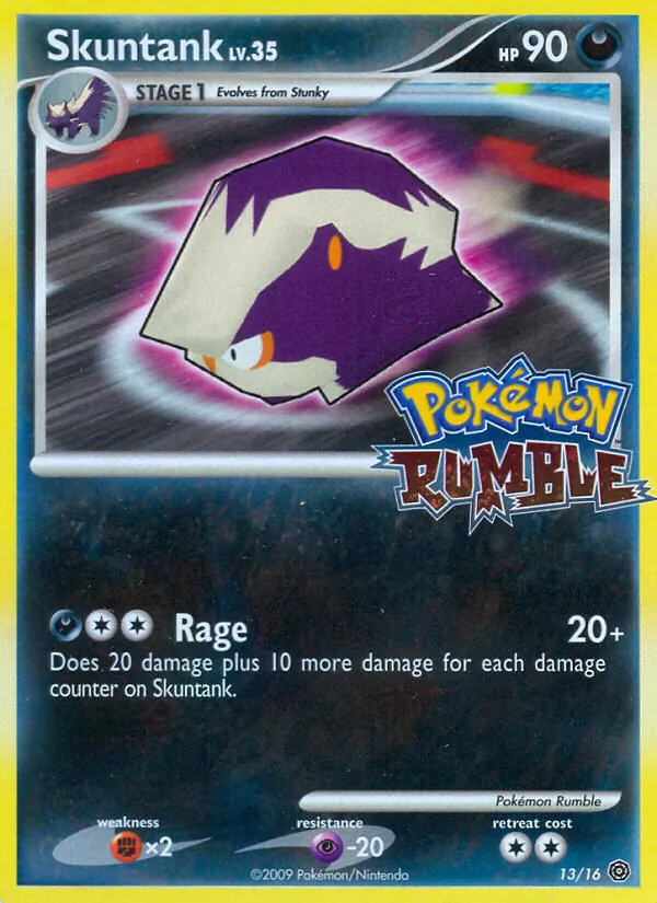Skuntank #13 – Pokémon Rumble card