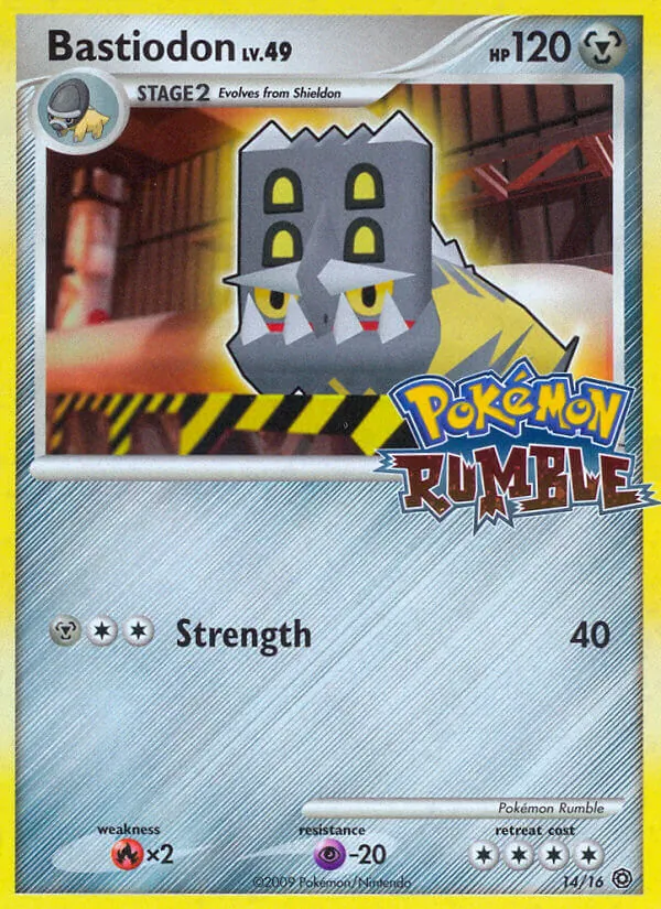 Bastiodon #14 – Pokémon Rumble card