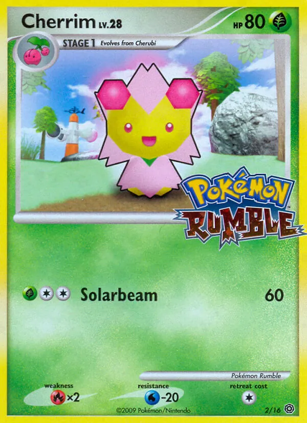 Cherrim #2 – Pokémon Rumble card