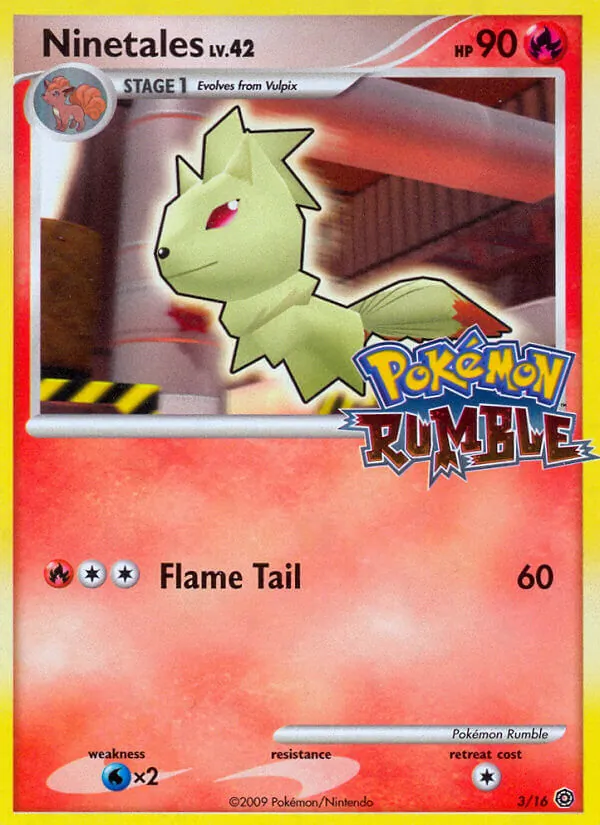 Ninetales #3 – Pokémon Rumble card