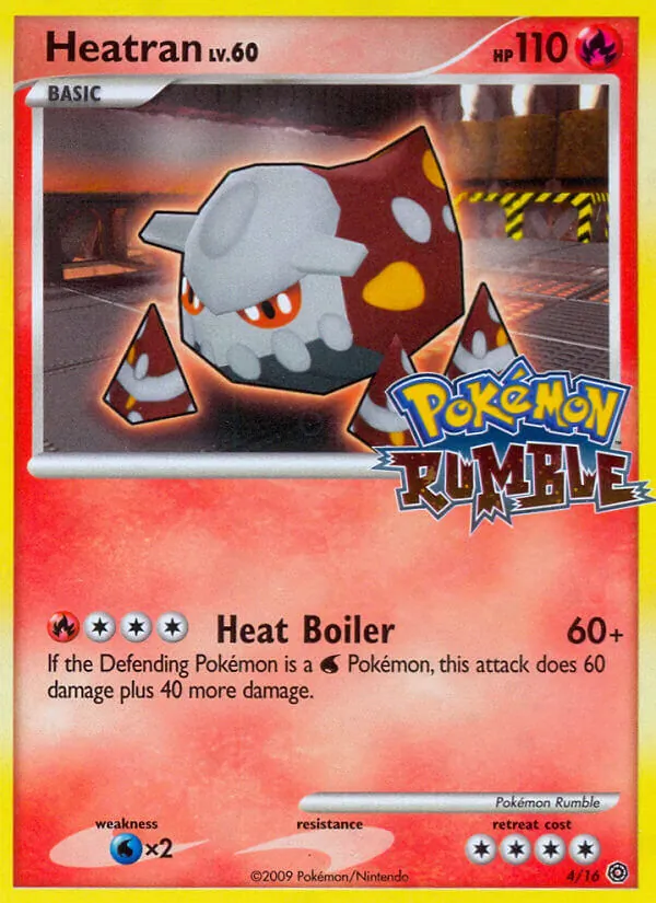 Heatran #4 – Pokémon Rumble card