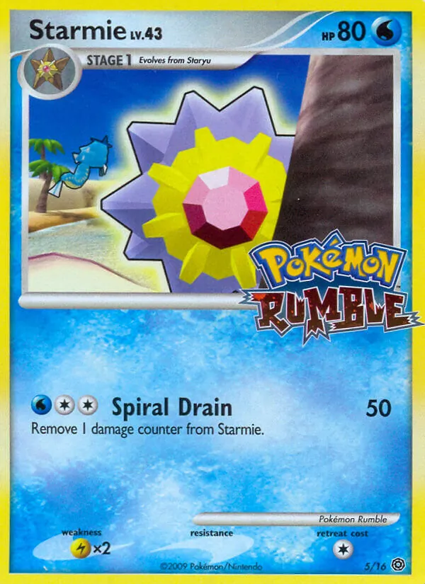 Starmie #5 – Pokémon Rumble card