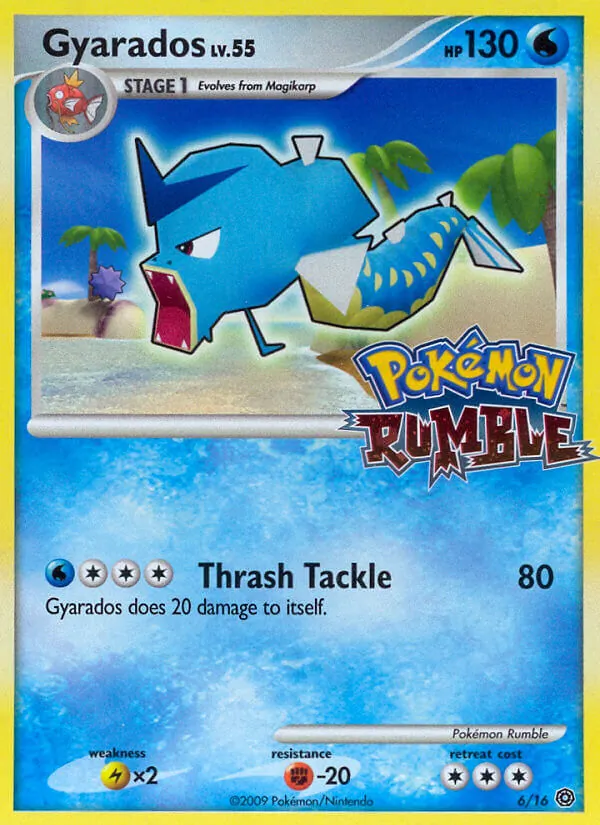 Gyarados #6 – Pokémon Rumble card
