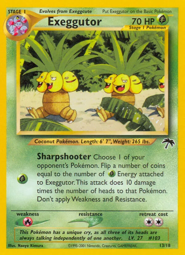 Exeggutor #13 – Southern Islands card
