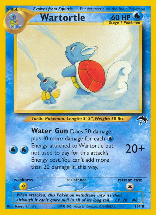 Wartortle #15 – Southern Islands card