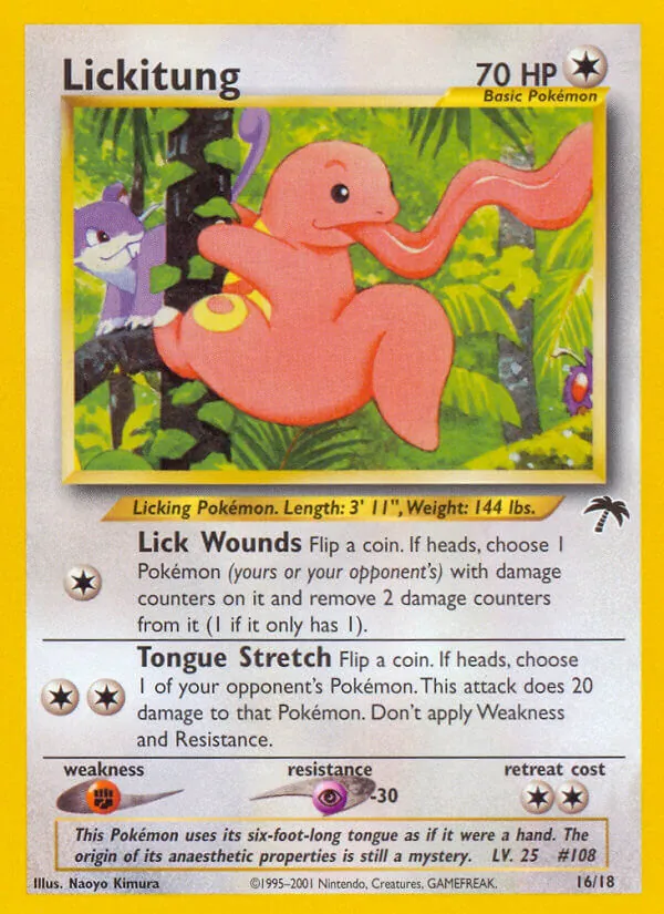 Lickitung #16 – Southern Islands card