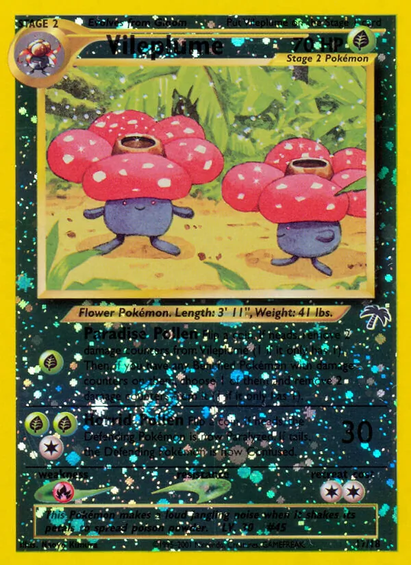 Vileplume #17 – Southern Islands card