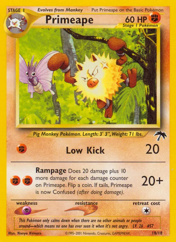 Primeape #18 – Southern Islands card