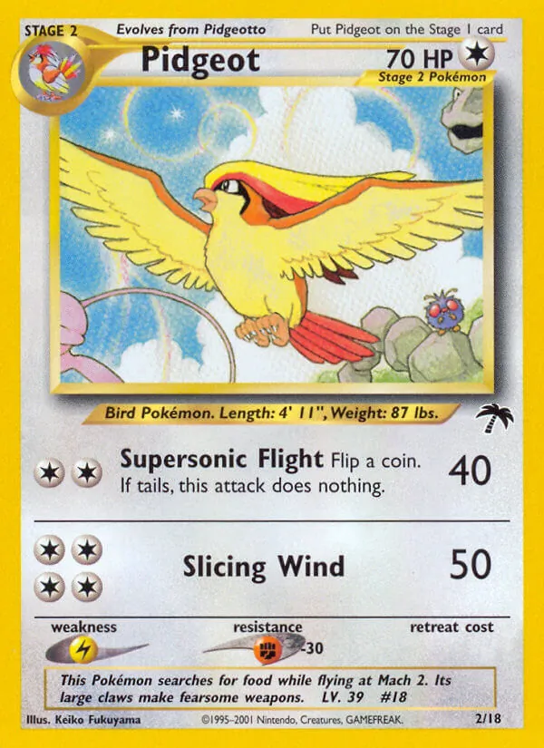 Pidgeot #2 – Southern Islands card
