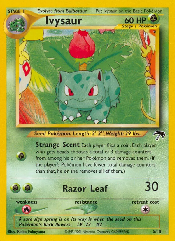 Ivysaur #5 – Southern Islands card