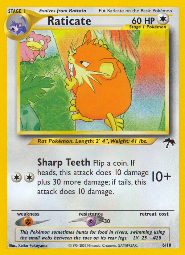 Raticate #6 – Southern Islands card