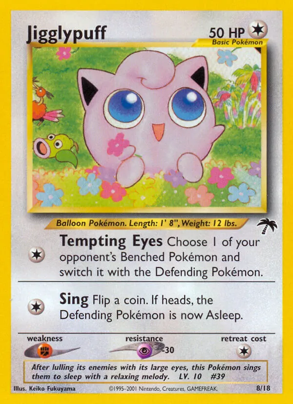Jigglypuff #8 – Southern Islands card