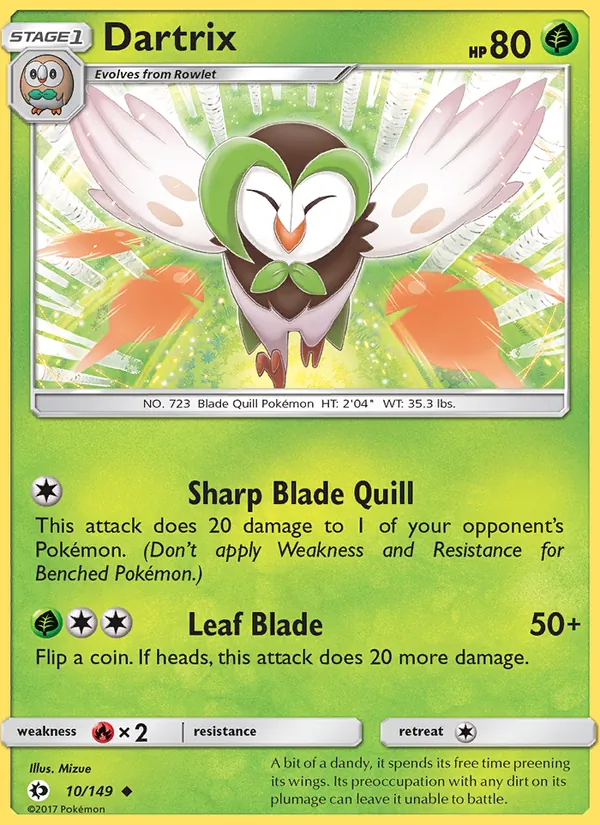 Dartrix #10 – Sun & Moon card