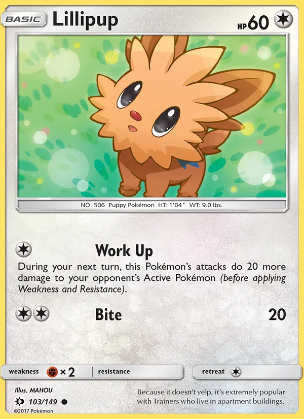 Lillipup #103 – Sun & Moon card