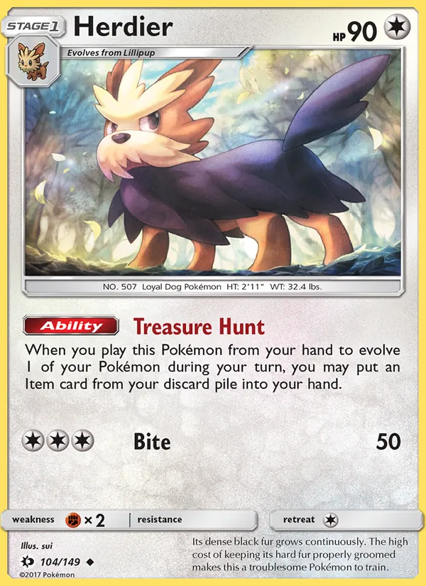 Herdier #104 – Sun & Moon card